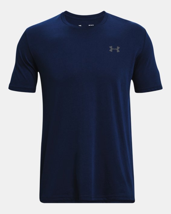 Men's UA Left Chest Lockup T-Shirt in Blue image number 4